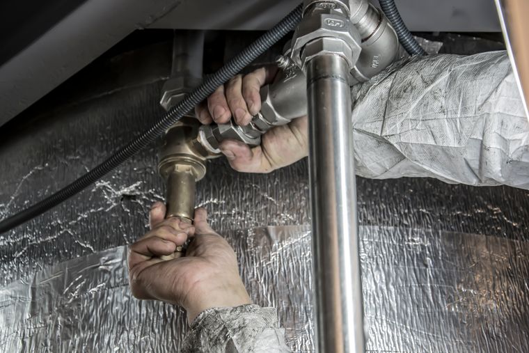 Intervention sur une gaine de ventilation